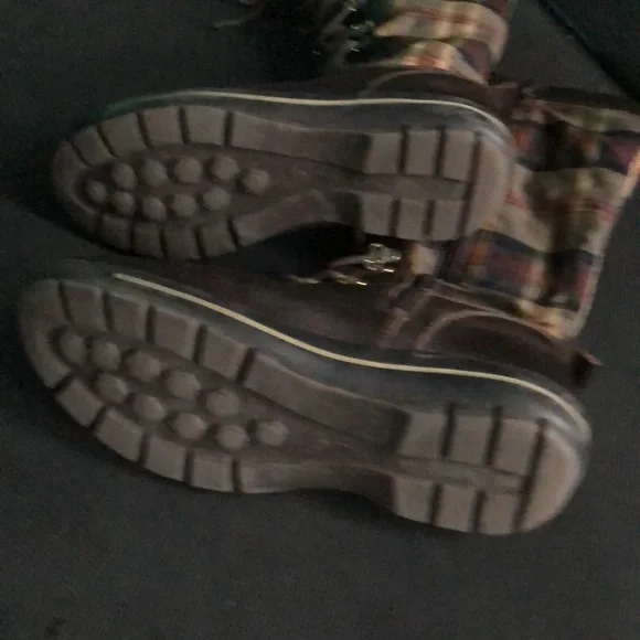 PAJAR (EUR 39) leather plaid boots - Picture 6 of 15